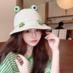 Cute Cartoon Frog Sun hat Bucket Hat