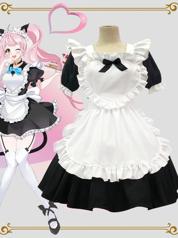 Alice Cute Maid Lolita Coffee Shop Dress