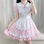 Soft Girl Maid Cross Lolita Dress