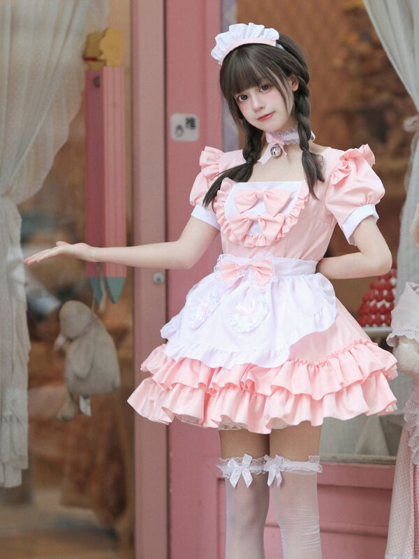 Kawaii Soft Girl Lolita Short Sleeve Dress