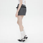 Women's 2023 High Waist A Line Mini Skirt