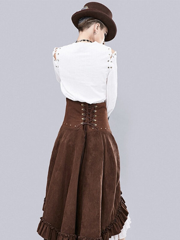 2023 Halloween Steampunk Irregular Skirt