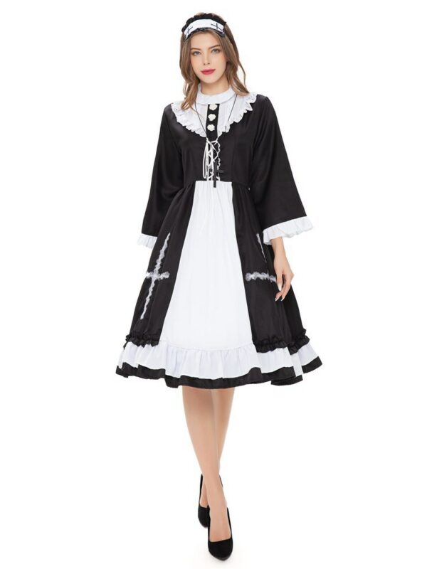 Red Cross Nurse Costume Maid Mansion Outfit