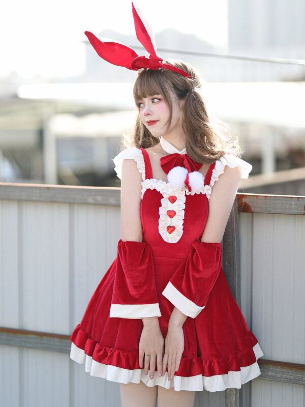 Women's Christmas Dress Bunny Girl Costume