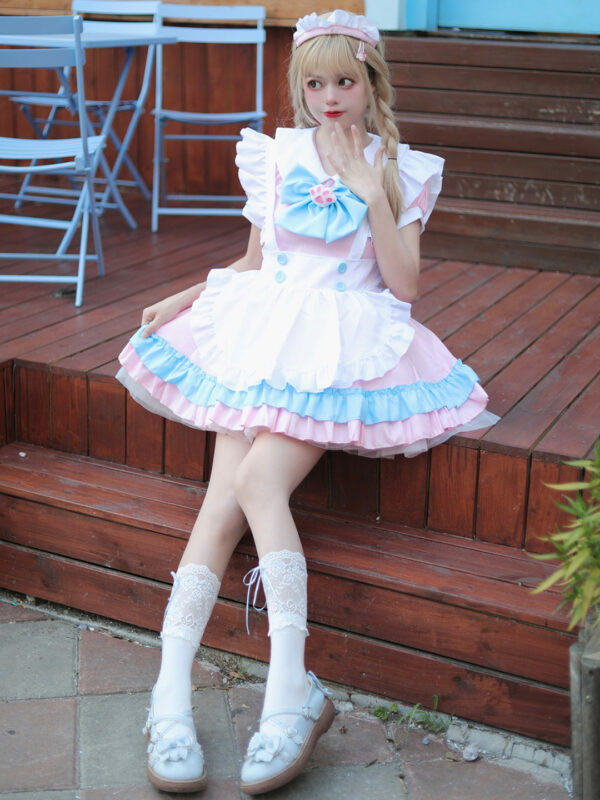 Women's Bow Maid Lolita Dress Cos Alice