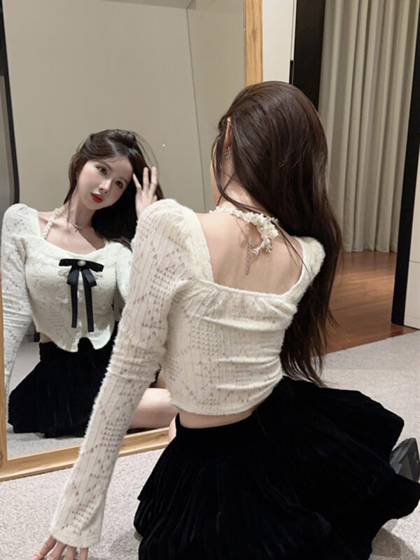 Women's Lace Puff Sleeve Blouse